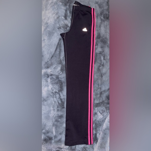 Adidas 3 Stripe Navy and Hot Pink Pants. VTG Like New - Picture 3 of 6